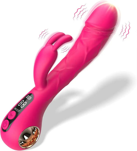 10-band Retractable Vibrating AV Wand Luxurious Shape Soft Touch G-spot Vibrator 100% Waterproof Clitoral Vibrator